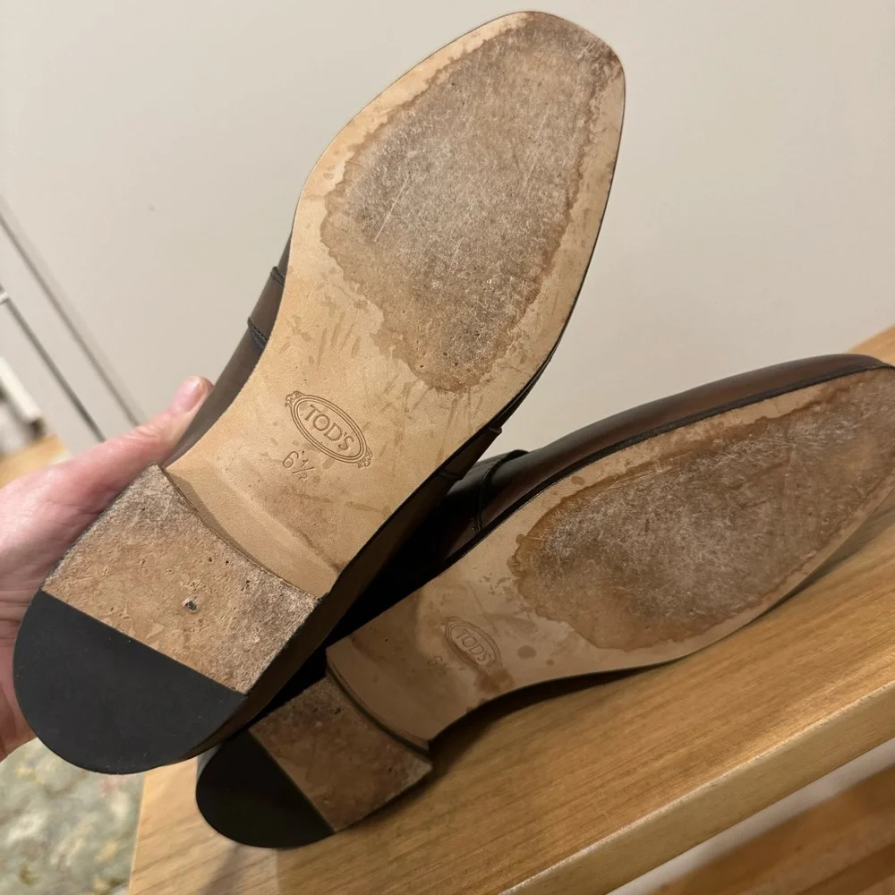 TOD'S | Doppia Double  Leather Bit Loafer ~ Size 6.5 ( 40/41)